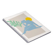 Figure Abstraite bleue avec Carnet Sun (Côté Droit)