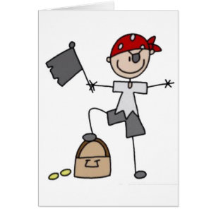 Figure de bâton de pirate