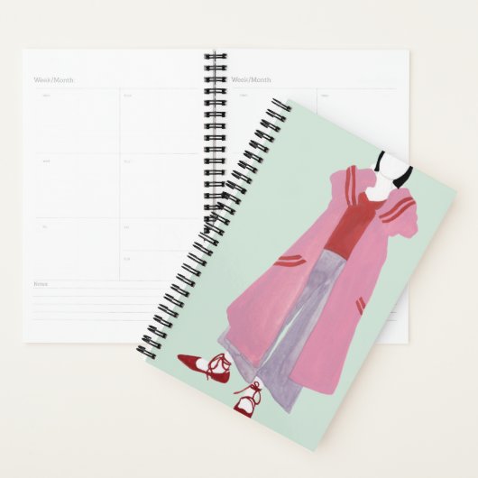 Figure de mode debout - Veste surdimensionnée (Devant avec enveloppe)