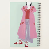 Figure de mode debout - Veste surdimensionnée (Dos)