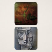 figure de pierre Abstraite (Devant & derrière)