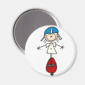 Figure De Stick Sur Le Magnet De Scooter (Recto/Verso)