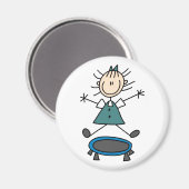 Figure De Stick Sur Le Magnet Trampoline (Recto/Verso)