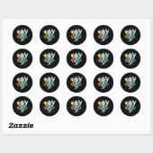 Figure Mystique Avec Autocollant Double Forme (Feuille)