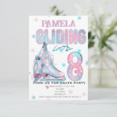 Figure Patinage 8e invitation de fête d'anniversai (Debout devant)