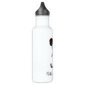 Figure Patinage Bouteille d'eau Peace Love Patinag (Gauche)