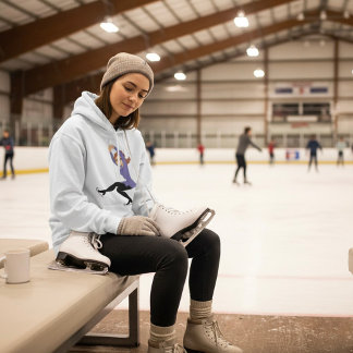 Figure Patinage femmes Sweat - shirt à capuche