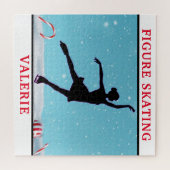 Figure Patinage Snowflake Puzzle (Horizontal)