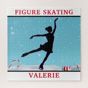 Figure Patinage Snowflake Puzzle