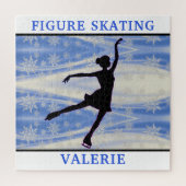Figure Patinage Snowflake Puzzle (Vertical)