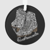 Figure Patinage Word Art Patinage sur glace (dos)