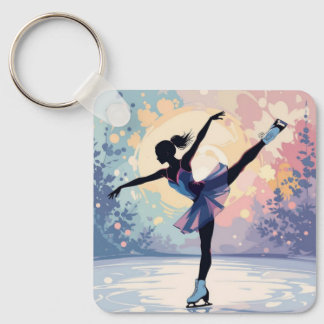 Figure skating sleutelhanger