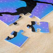 Figure Skating Swirl Jigsaw Puzzle (Côté)