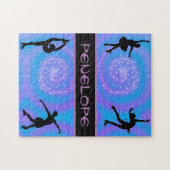 Figure Skating Swirl Jigsaw Puzzle (Horizontal)