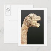 Figurehead of a Viking Longship, gevonden in Osebe Briefkaart (Voorkant / Achterkant)
