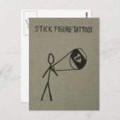 FIGUREREN TATTOOS BRIEFKAART (Voorkant / Achterkant)