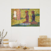 Figures, La Grande Jatte - Georges Seurat Fine Art Poster (Keuken)