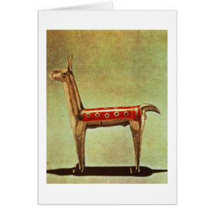 Figurine argentée de lama, du Pérou, après 1438