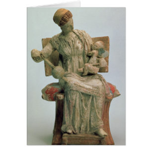 Figurine d'Aphrodite jouant avec l'eros