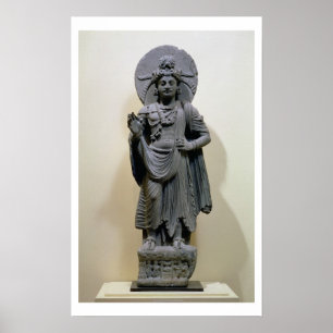 figuur Bodhisattva uit Mekha-Sanda bij Shabaz-G Poster