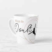 Figuur het schaatsen mok "wanneer in twijfel het u (Linkerhoek)