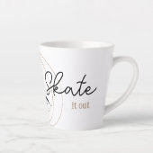 Figuur het schaatsen mok "wanneer in twijfel het u (Rechts)