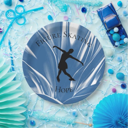 Figuur Schaatsen Partij Papier Bord w / Naam (Feest)