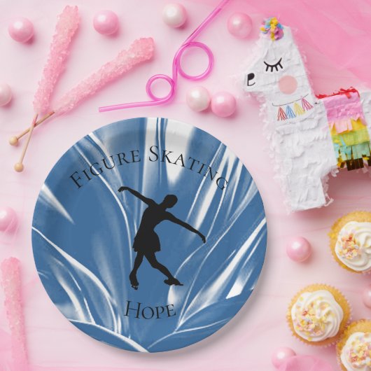 Figuur Schaatsen Partij Papier Bord w / Naam (Feest)