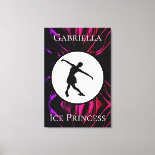 Figuur Schatting "Ice Princess", gepersonaliseerd Canvas Afdruk