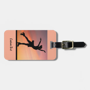 Figuur Skater Bag Label Gift Bagagelabel