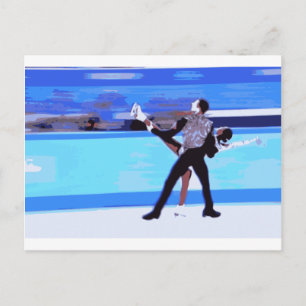 Figuur Skater Briefkaart