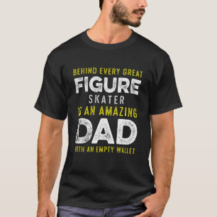 Figuur Skater Ice Skating Schaats Team 4 T-shirt