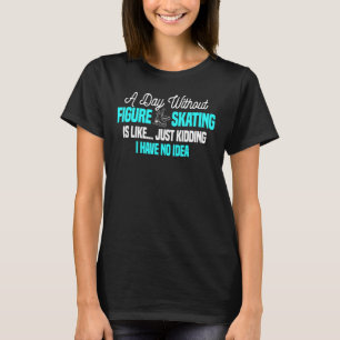 Figuur Skater Instructor Schaatsen Sport T-shirt