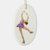 Figuur Skater Oval Ornament (Rechts)