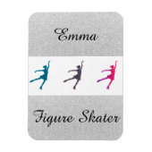 Figuur Skater Persoonlijke Flexibele Magnet van de Magneet (Verticaal)