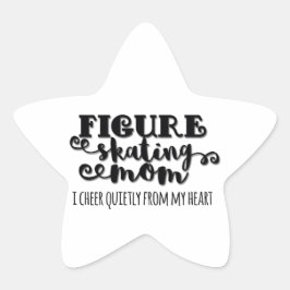 Figuur Skating mam Giftware Ster Sticker