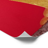 Figuur van de cobra Netjer-Ankh Poster (Hoek)