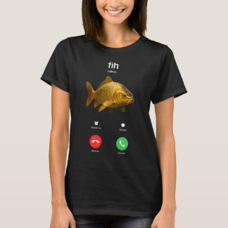 Fih die vissen verkeerd spelt Meme T-shirt