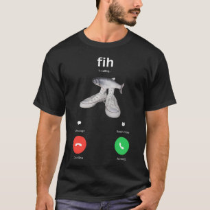 fih is calling: meme cadeau, grappig grap cadeau t-shirt