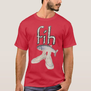 Fih Schoenen Vis Grappig Verkeerd Geschreven Vis M T-shirt