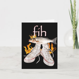 Fih Scute Ss Schattig Sss Vis Grappige Verkeerd Ge Kaart