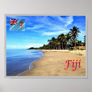 Fiji - Beach - Poster