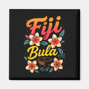 Fiji Bula Tropisch Eiland Vakantie Souvenir Magneet