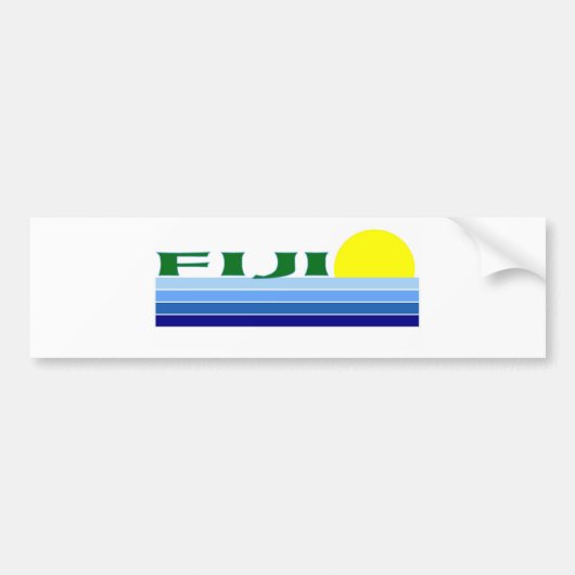 Fiji Bumpersticker (Voorkant)