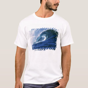 Fiji eilanden, Tavarua, Cloudbreak. Een golf T-shirt