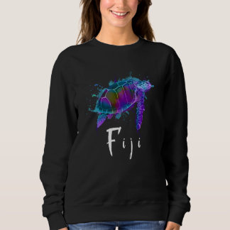 Fiji-eilanden Waterverf Schildpad Fiji Souvenir Trui