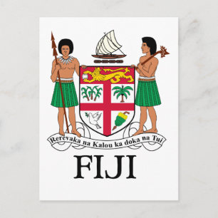 FIJI - embleem/vlag/wapen/symbool Briefkaart