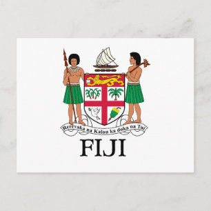 FIJI - embleem/vlag/wapenschild/symbool Briefkaart