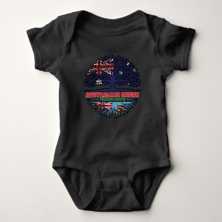 Fiji Fijian Australian Australia Tree Roots Flag Romper