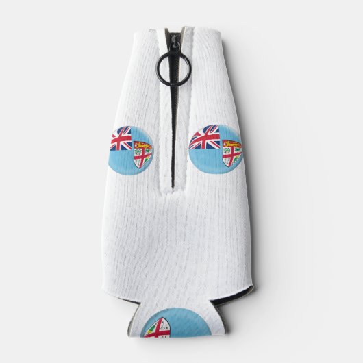 Fiji Fijian Flag Flesjeskoeler (Achterkant)